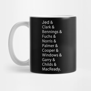 John Carpenter's THE THING Helvetica Mug